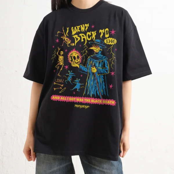 Black Death Oversized Tee