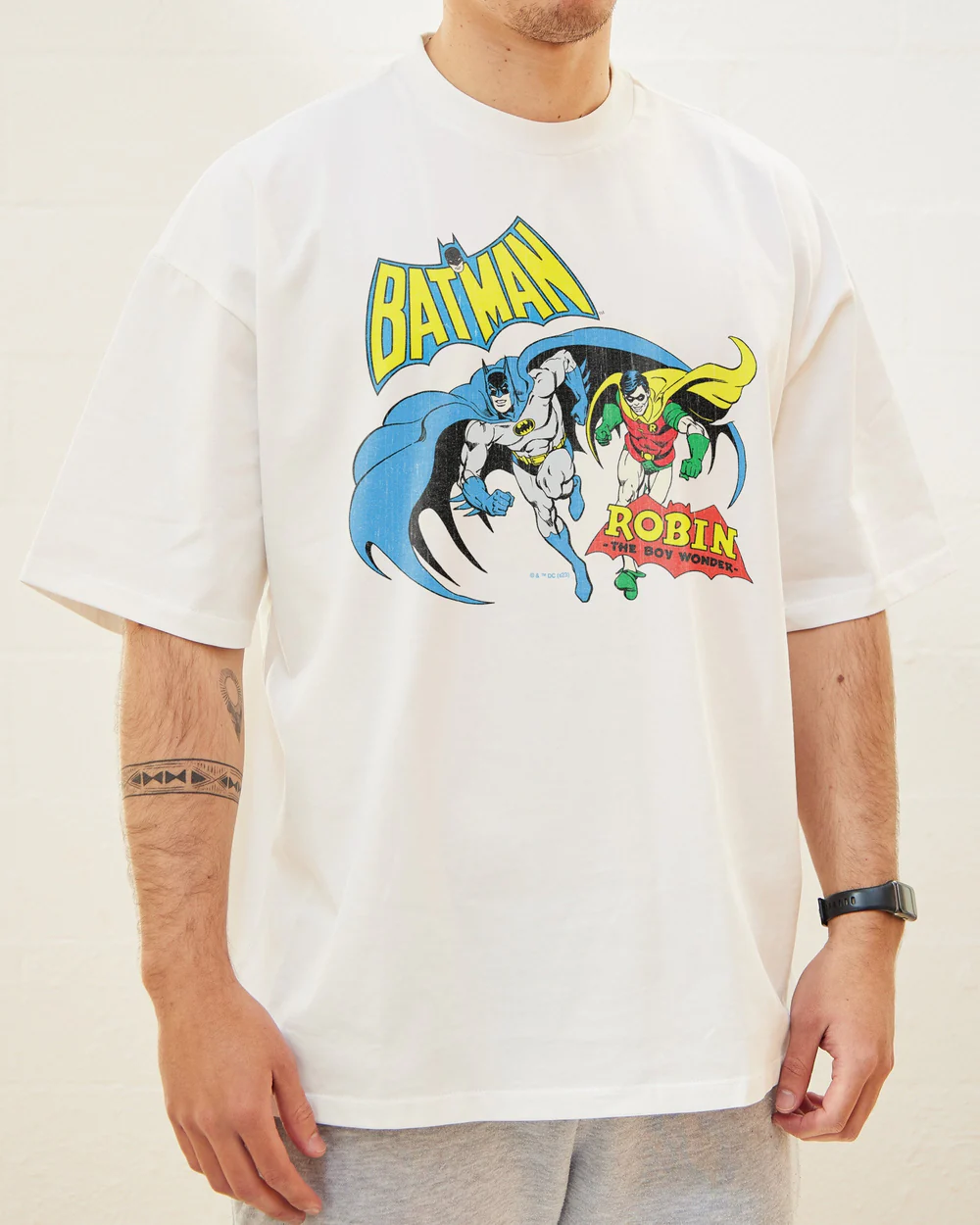 Batman and Robin The Boy Wonder Oversized Tee