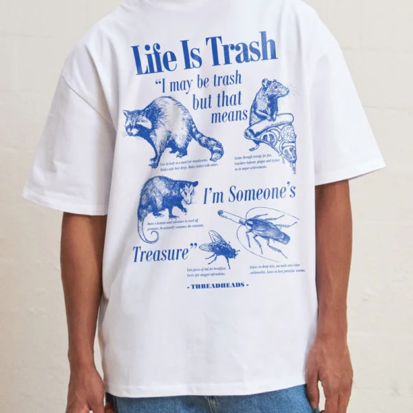 Life Is Trash Oversized Tee