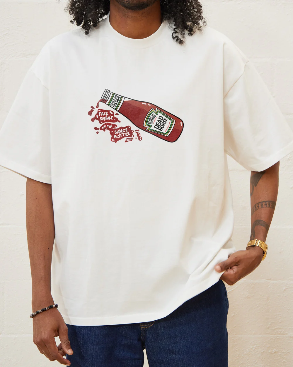 Fair Shake of the Sauce Bottle Oversized Tee