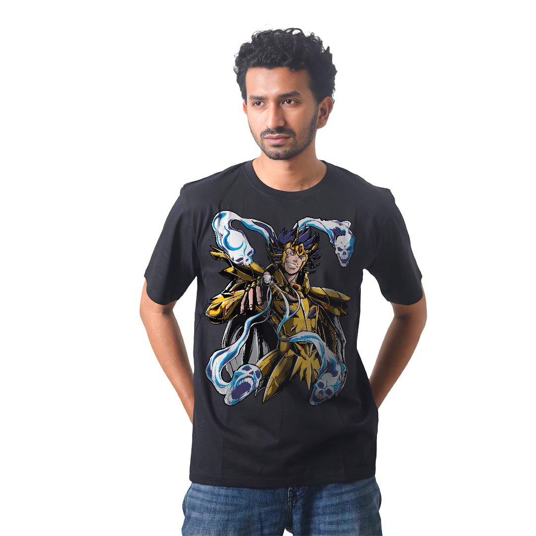 Anime Premium Half Sleeve T-Shirty - Purple Armor Kanon