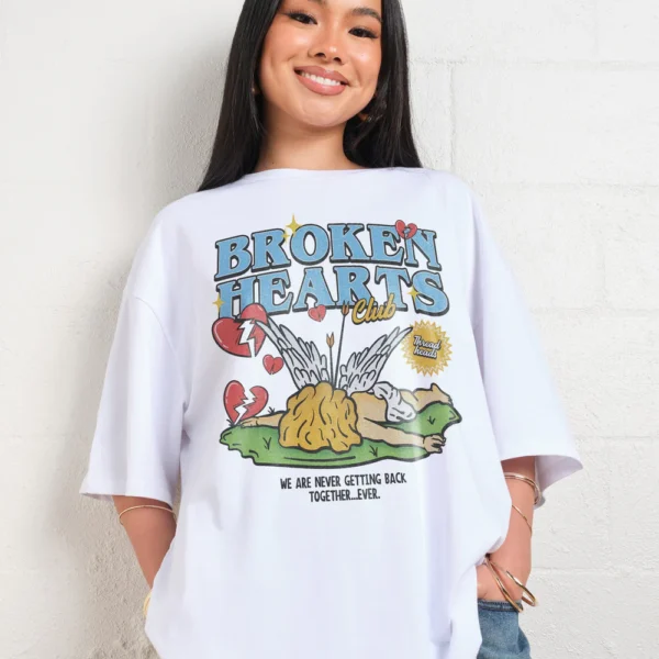 Broken Hearts Club Oversized Tee