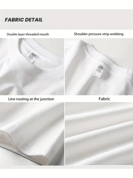 Men's Oversized 'DAY ONE' T-Shirt – Heavyweight Cotton, Streetwear Loose Fit