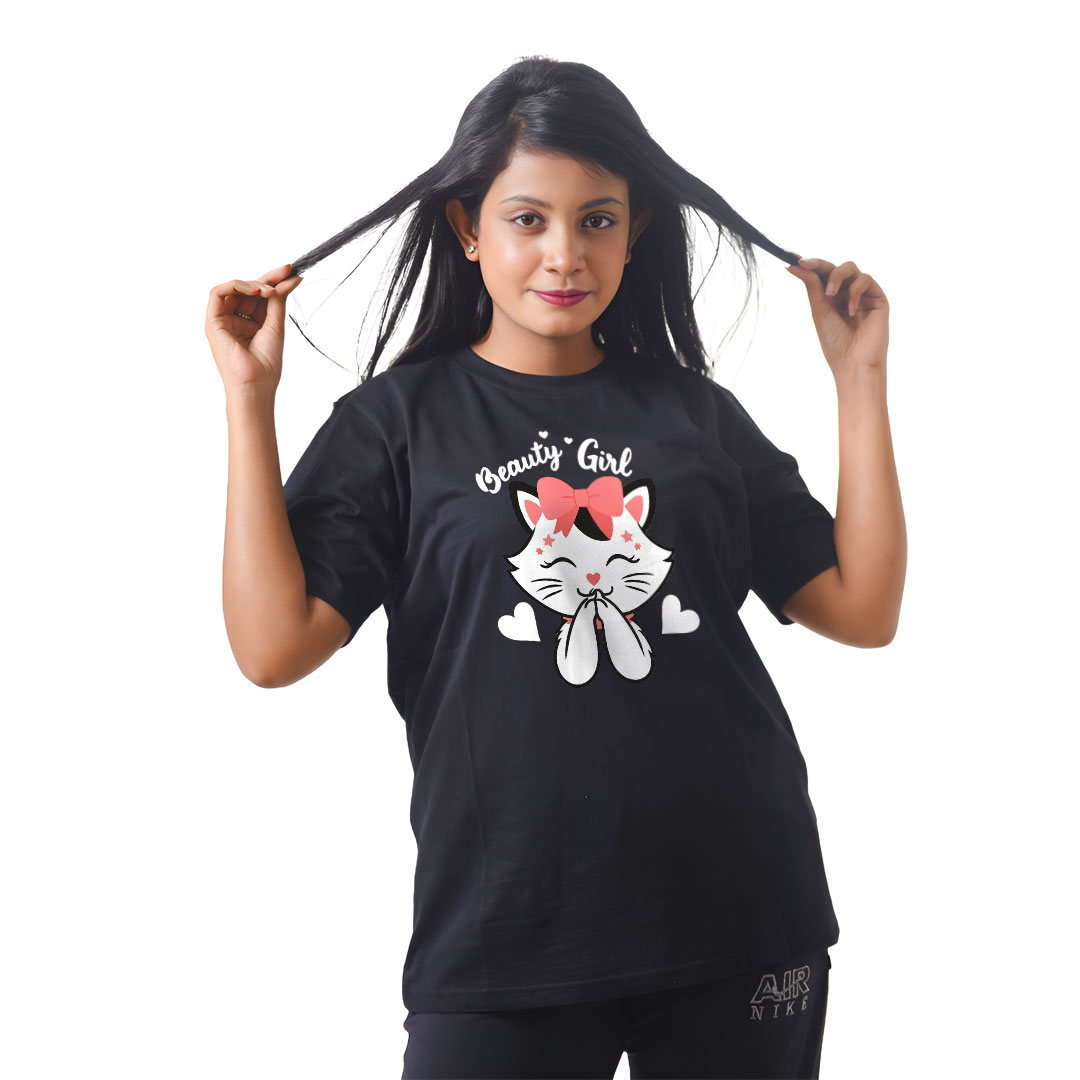 Beauty Girl Women’s Tees T-Shirts