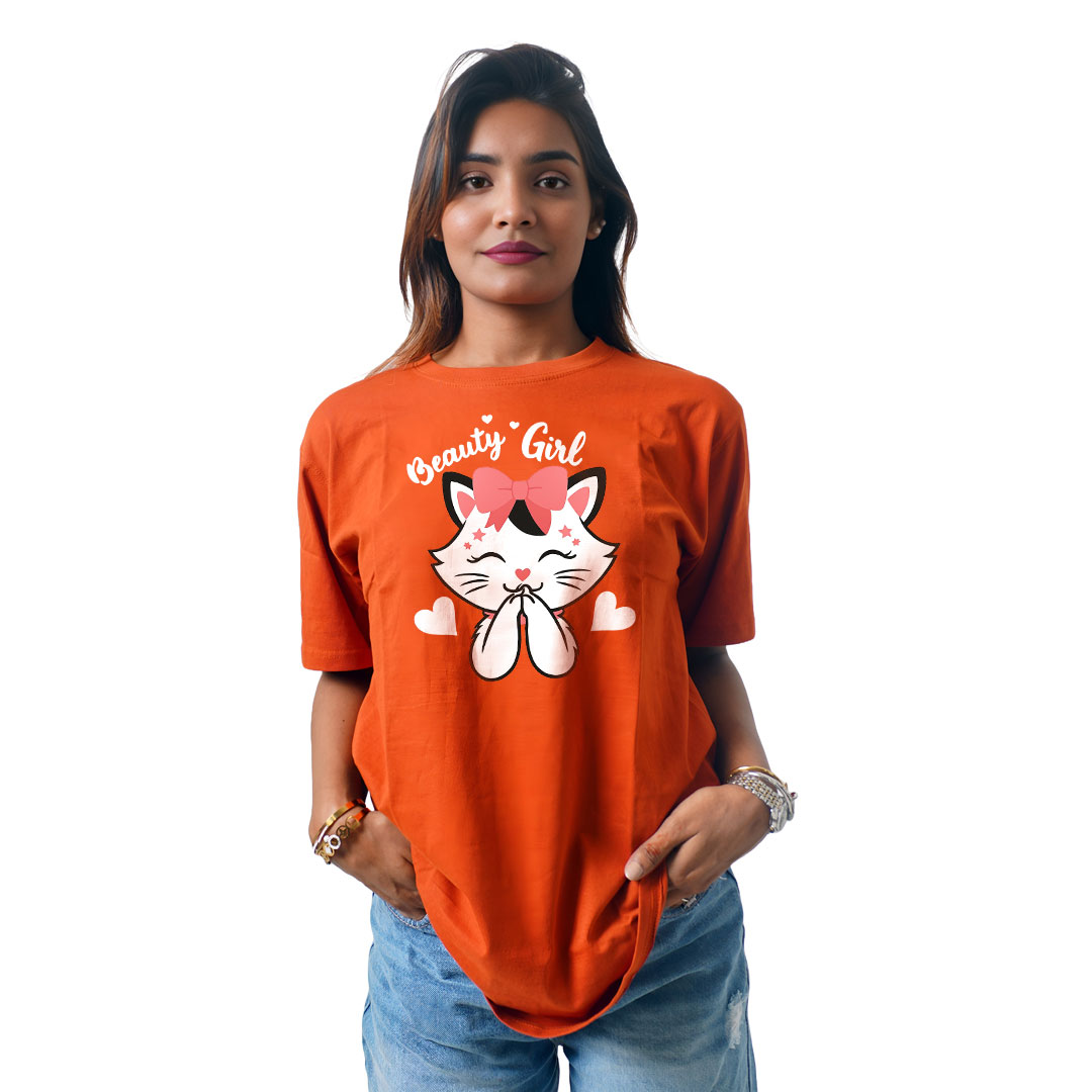 Beauty Girl Women’s Tees T-Shirts
