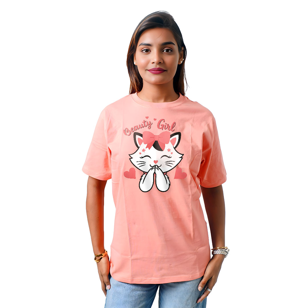 Beauty Girl Women’s Tees T-Shirts