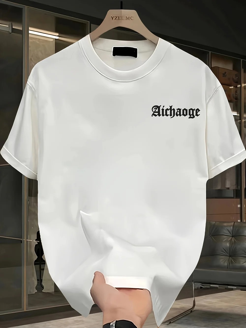 Men's Yin-Yang Wing Graphic T-Shirt – Heavyweight Cotton, Loose Fit Streetwear