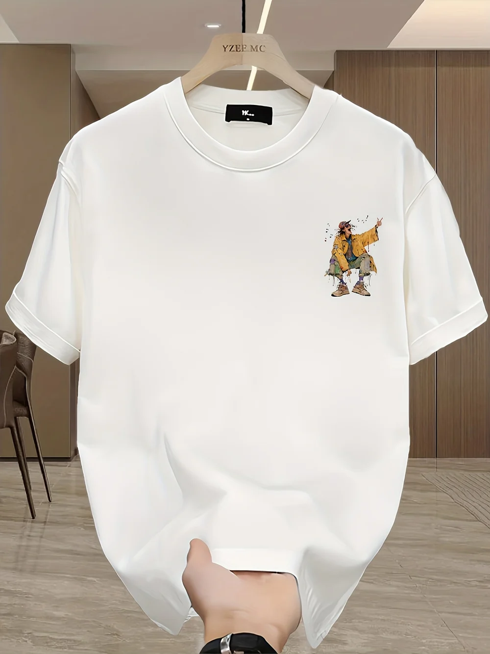 Psychedelic Boho Mens Oversize T-Shirt