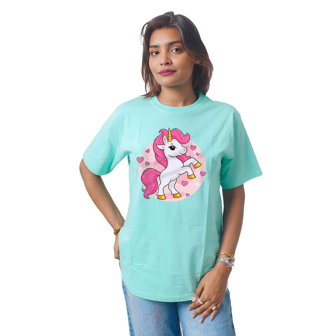 Colorful Horses Women’s Tees T-Shirts