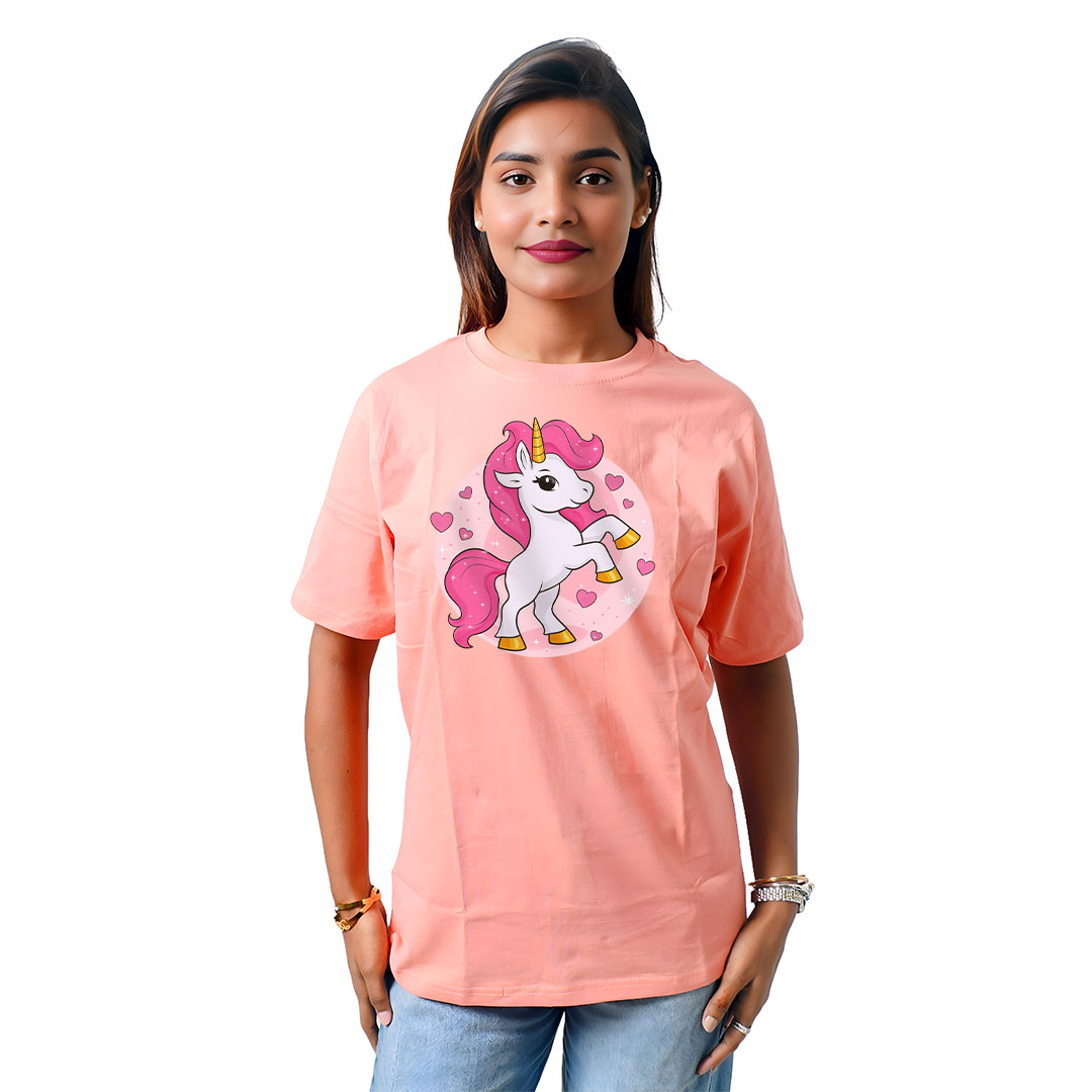 Colorful Horses Women’s Tees T-Shirts