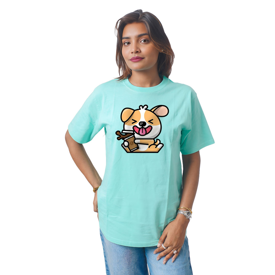 Dog With Juice Women’s Tees T-Shirts