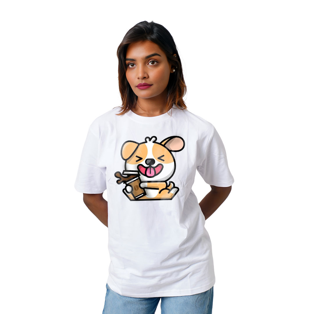 Dog With Juice Women’s Tees T-Shirts