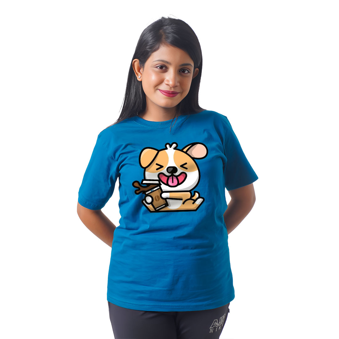 Dog With Juice Women’s Tees T-Shirts