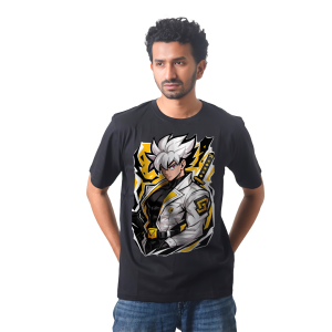 Anime Premium Half Sleeve T-Shirty - Dragon Ball Saiyan