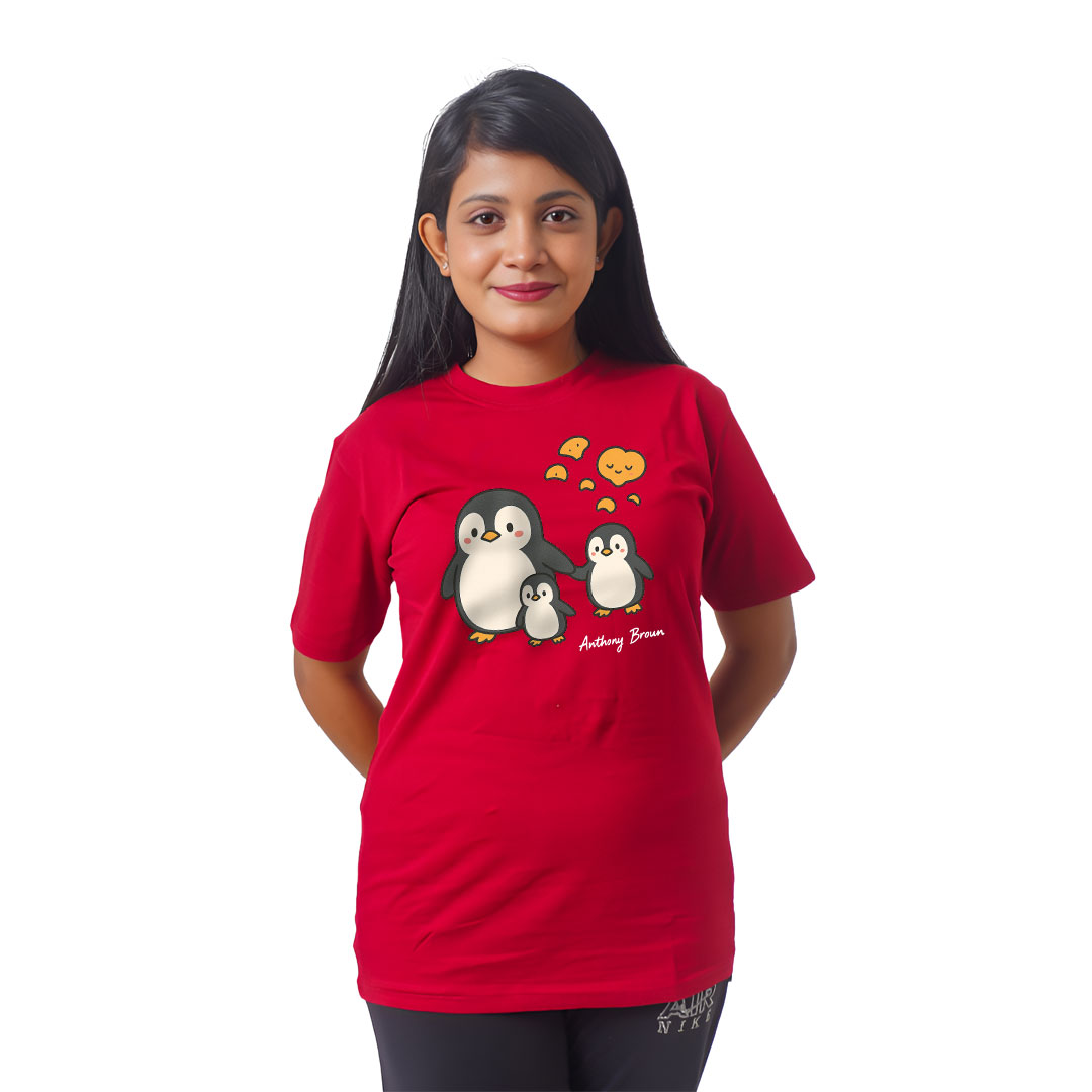 Family Penguin Women’s Tees T-Shirts