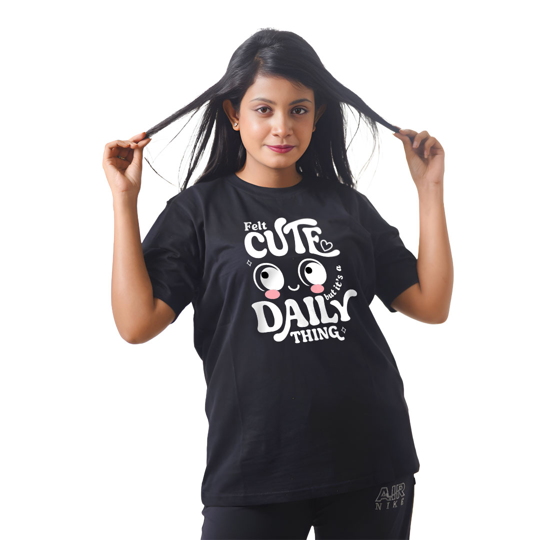Felt Cute Daily Women’s Tees T-Shirts