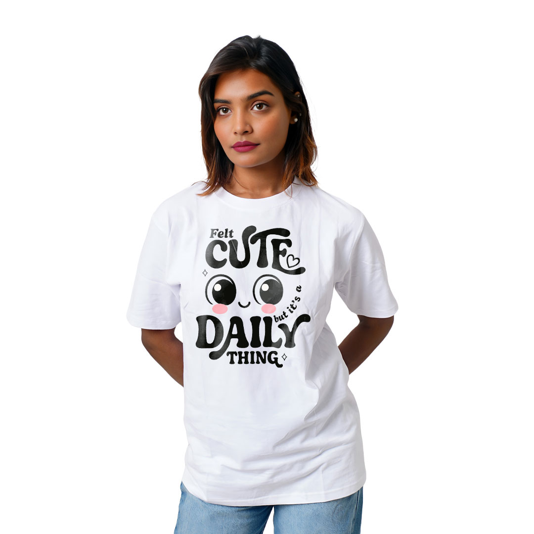 Felt Cute Daily Women’s Tees T-Shirts