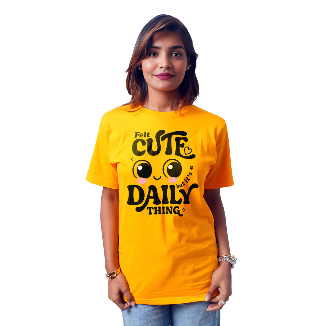 Felt Cute Daily Women’s Tees T-Shirts