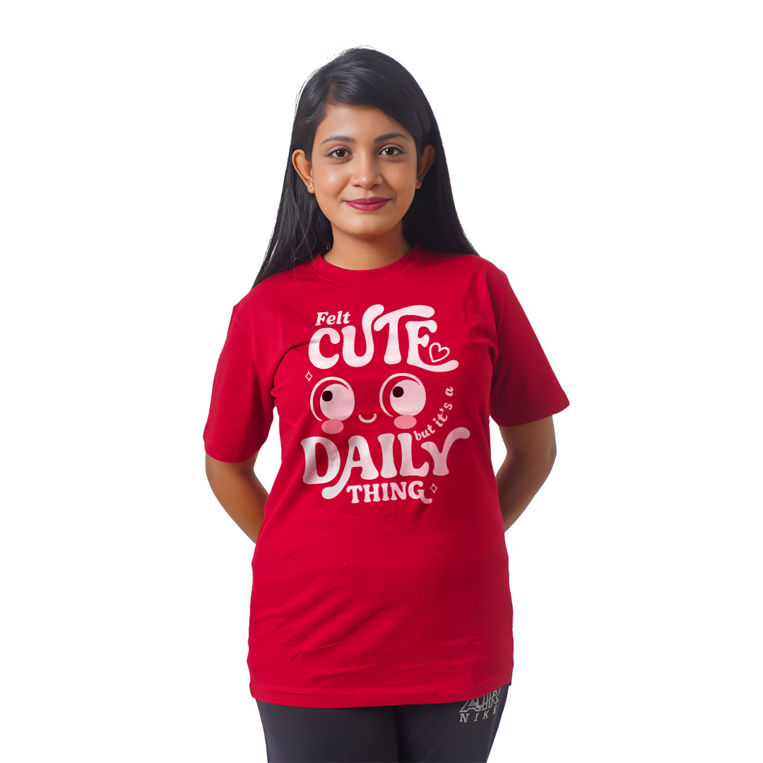 Felt Cute Daily Women’s Tees T-Shirts