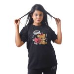 Happy Girl Cute panda Women’s Tees T-Shirts