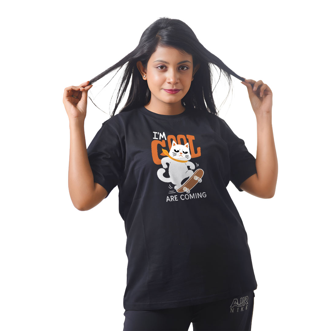 I Am Cool Cat Women’s Tees T-Shirts