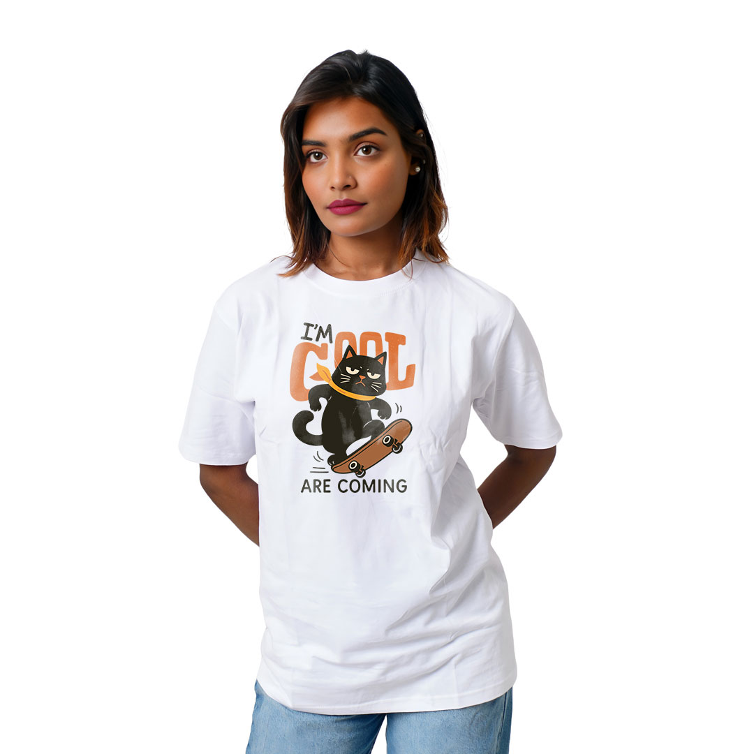 I Am Cool Cat Women’s Tees T-Shirts