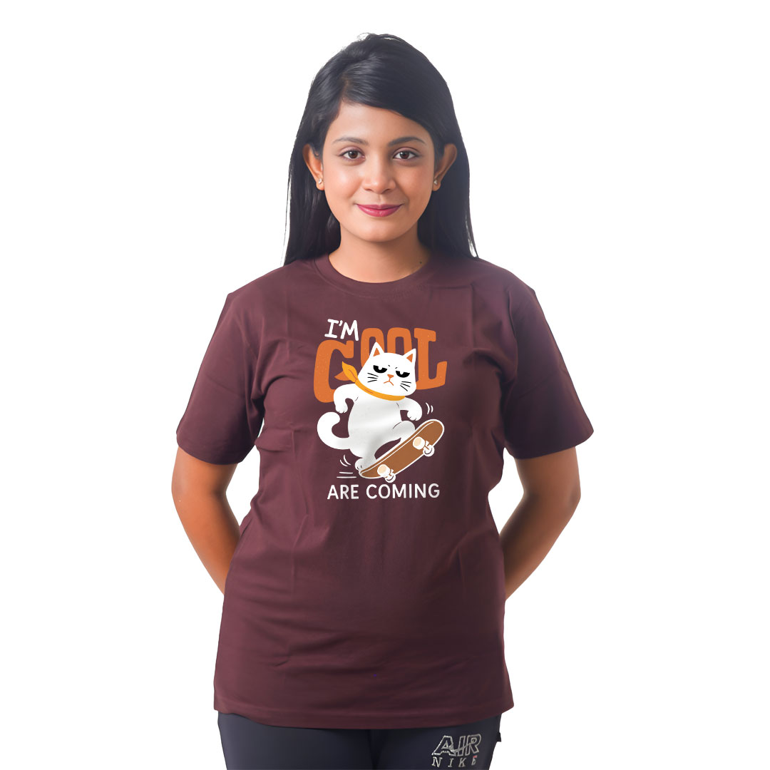 I Am Cool Cat Women’s Tees T-Shirts
