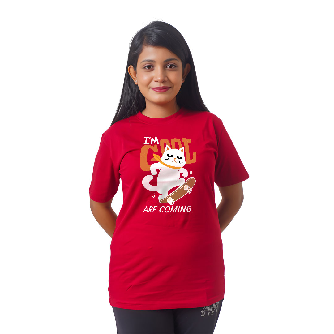 I Am Cool Cat Women’s Tees T-Shirts