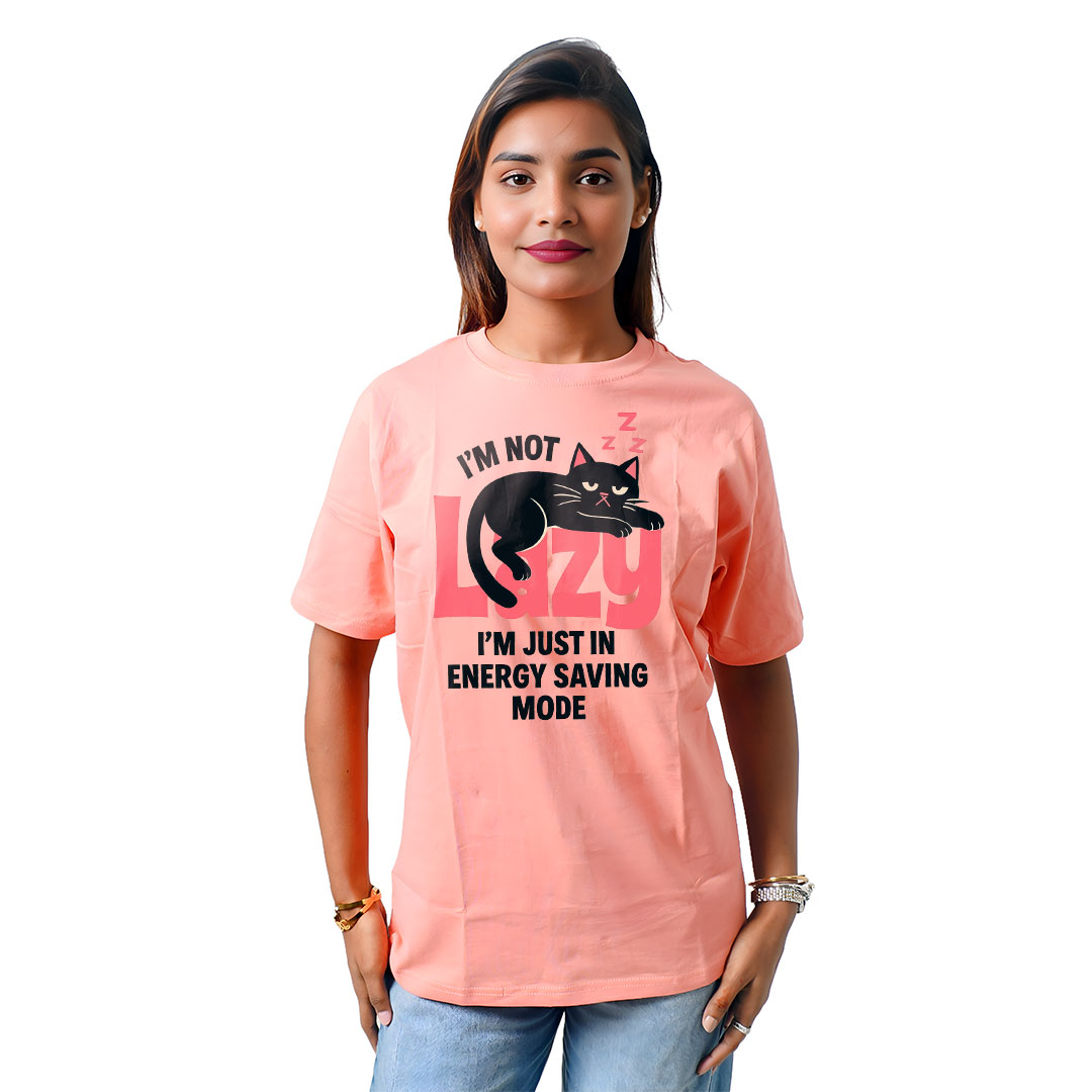 I-am Not Lazy Cat Women’s Tees T-Shirts
