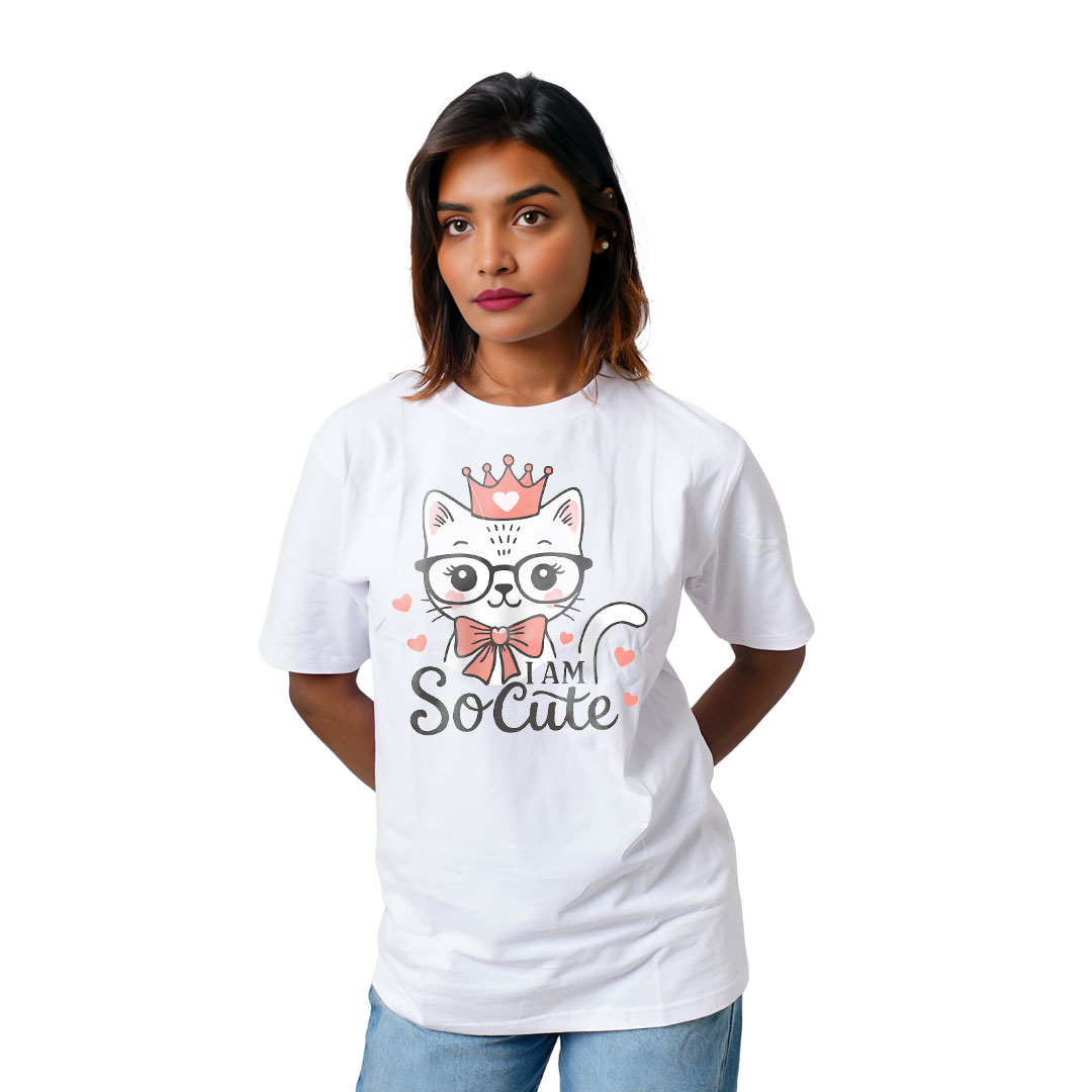 I Am So Cute Cat Women’s Tees T-Shirts