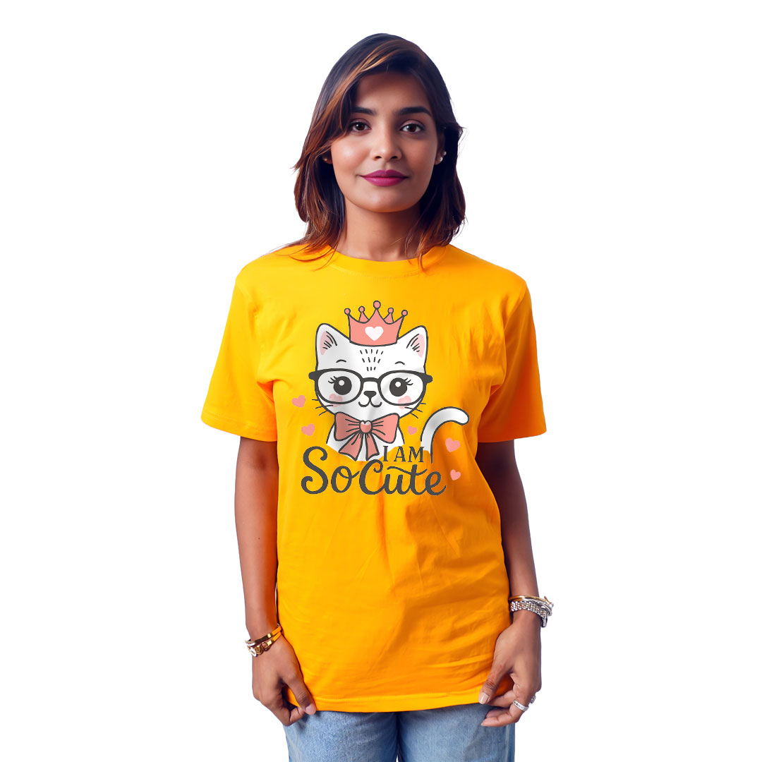 I Am So Cute Cat Women’s Tees T-Shirts