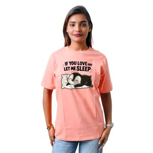 If You Love Me Let Me Sleep Women’s Tees T-Shirts