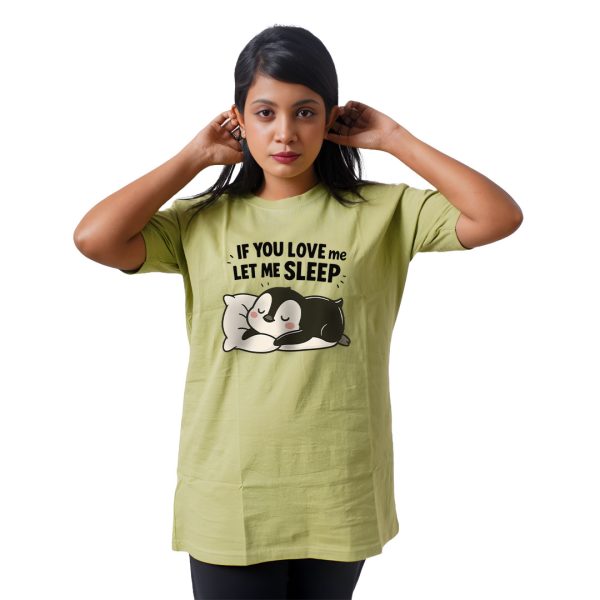 If You Love Me Let Me Sleep Women’s Tees T-Shirts