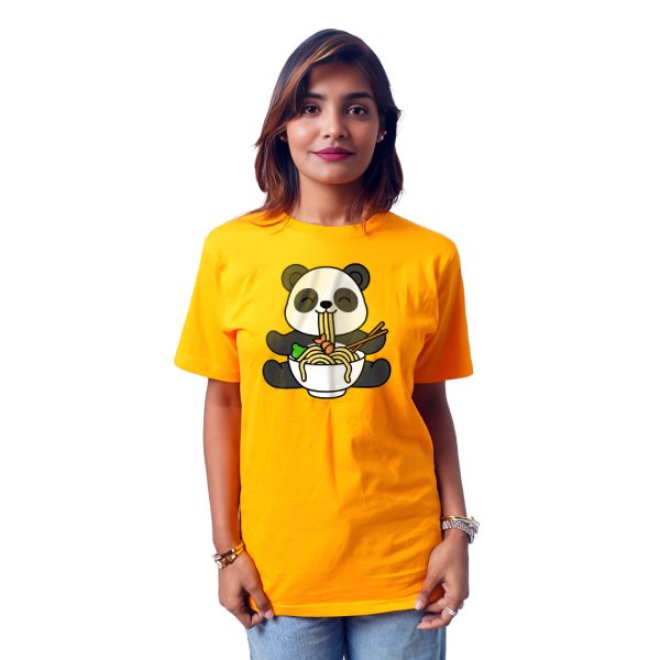 Panda Eating Nodules Women’s Tees T-Shirts