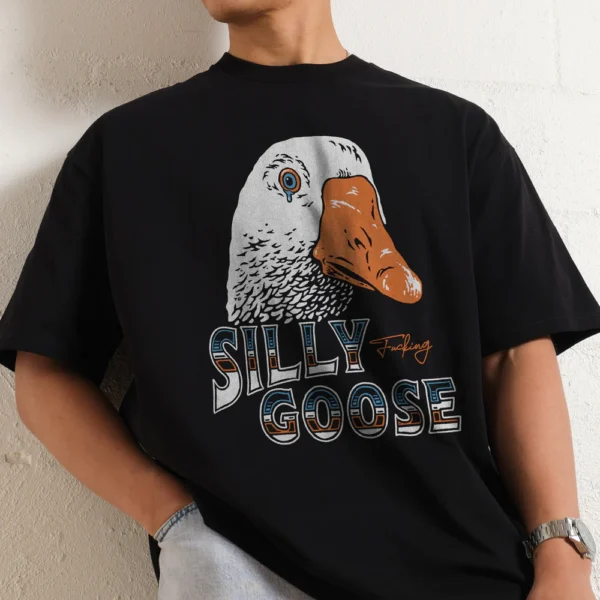 Silly Fkn Goose Oversized Tee