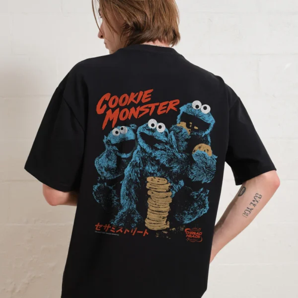 Cookie Kaiju Front and Back Oversized Tee
