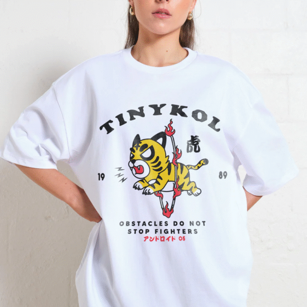 Tiger Fighter Oversized Tee