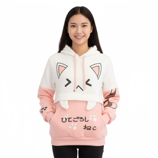 Vamp Cat Ear Hoodie for Women – Soft, Stylish & Cozy Winter Wear