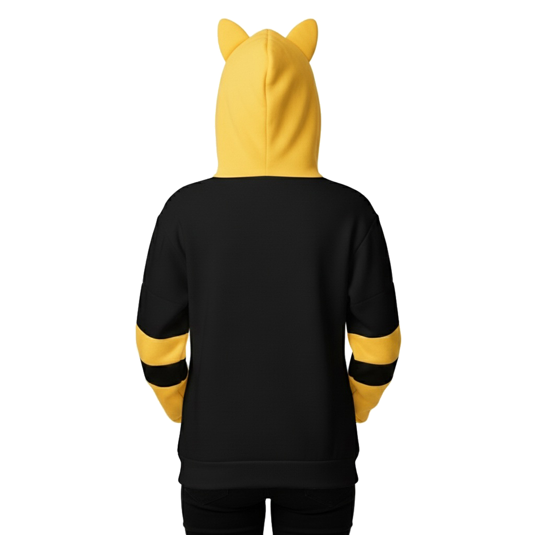 Happy Corgi Ear Hoodie for Women – Soft, Stylish & Cozy Winter Wear