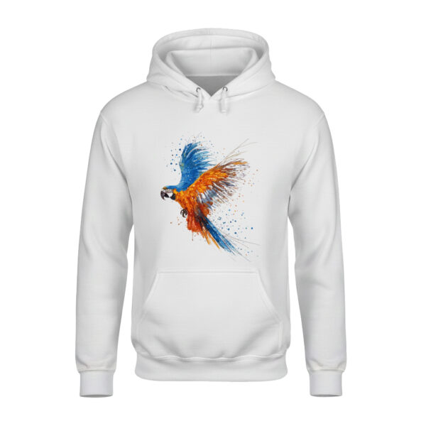 Abstract Parrot Unisex Hoodie – Soft, Stylish & Cozy for Winter
