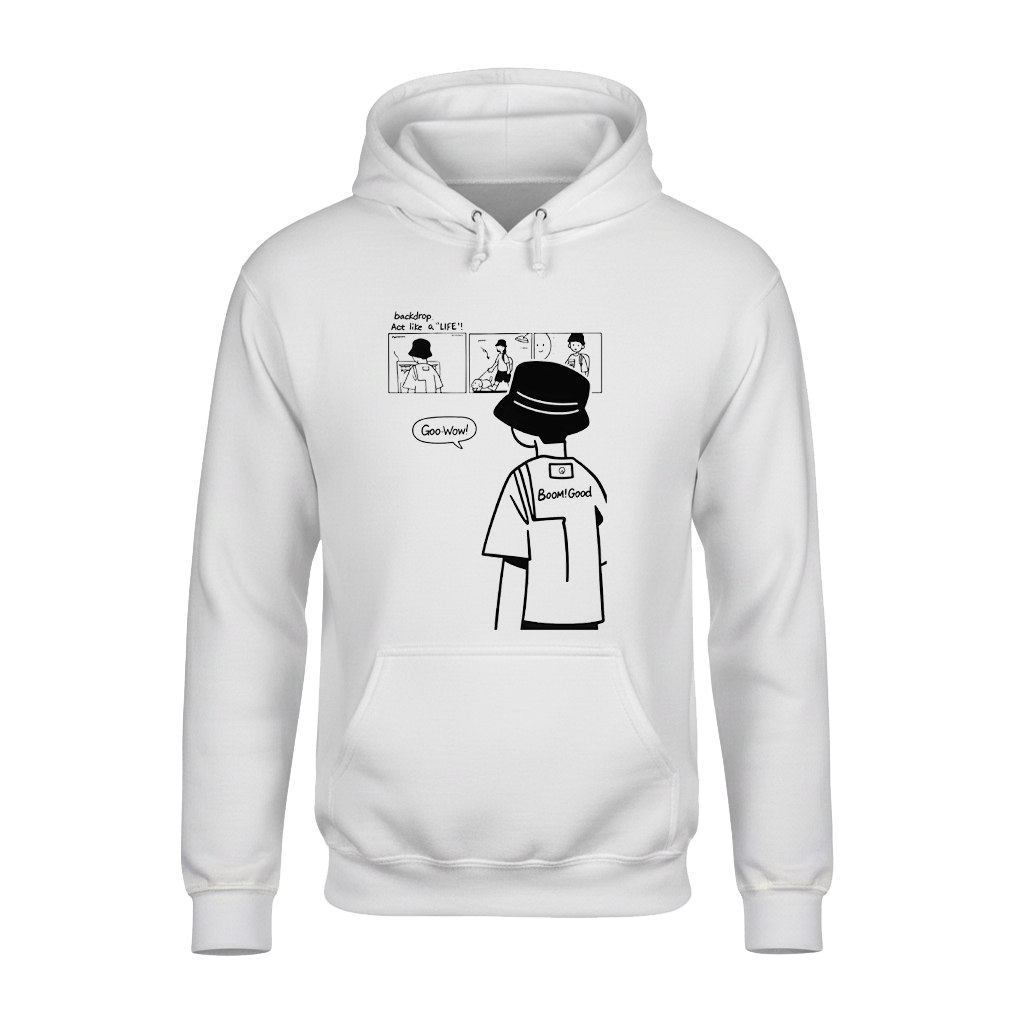 Cartoon Backdrop Unisex Hoodie – Soft, Stylish & Cozy for Winter