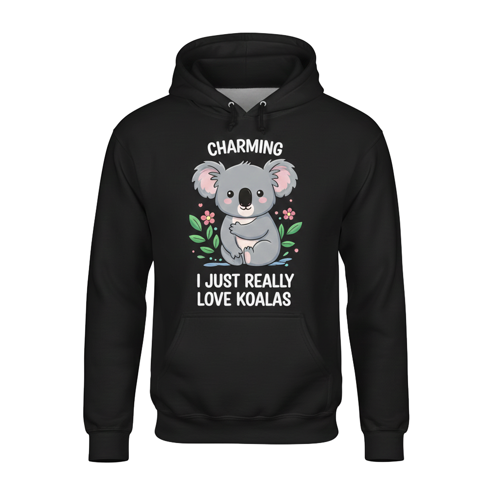 Charming Koala Lover Unisex Hoodie – Soft, Stylish & Cozy for Winter
