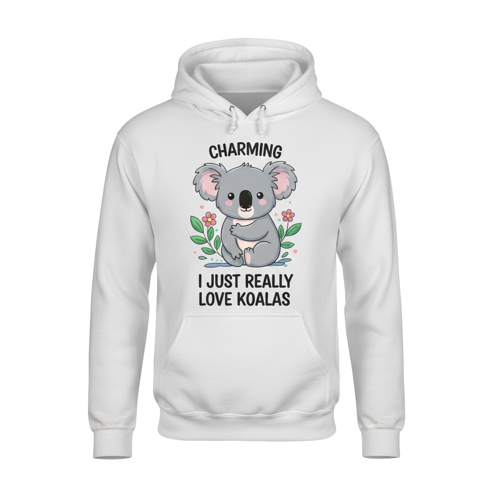 Charming Koala Lover Unisex Hoodie – Soft, Stylish & Cozy for Winter