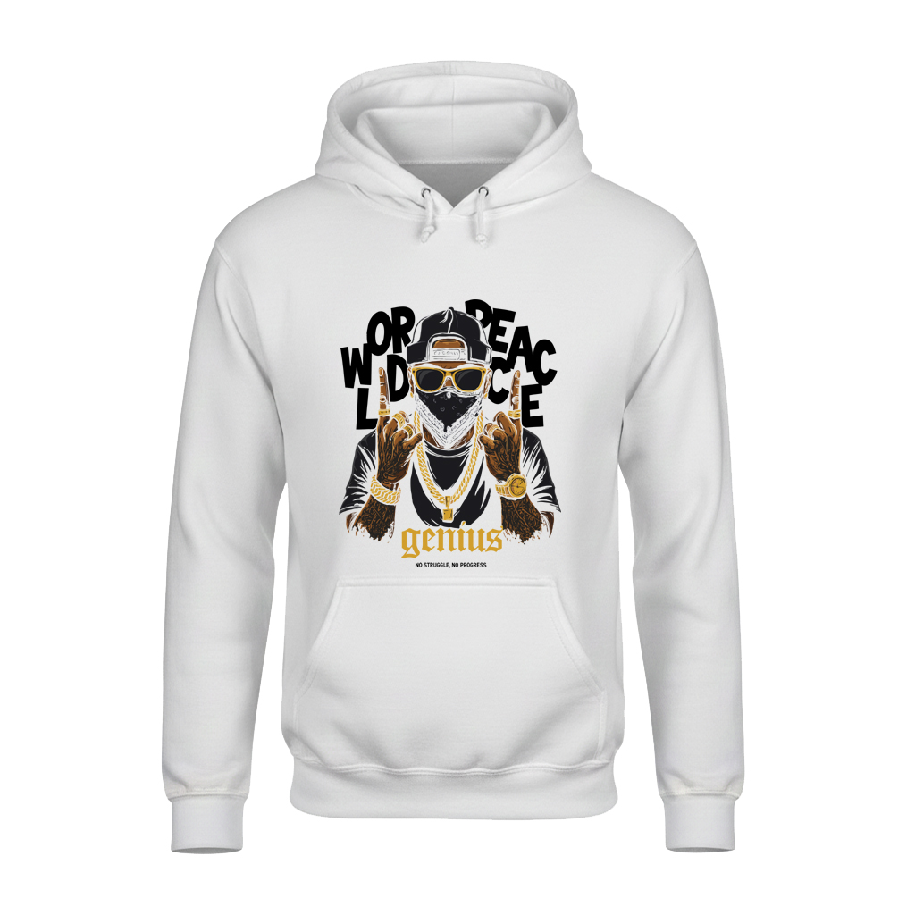Genius Hip Hop Unisex Hoodie – Soft, Stylish & Cozy for Winter