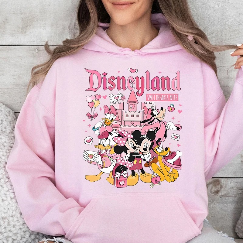 Women’s Mickey And Friends Hoodie – Classic Fit | Stylish Winter Wear