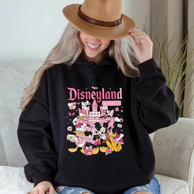 Women’s Mickey And Friends Hoodie – Classic Fit | Stylish Winter Wear