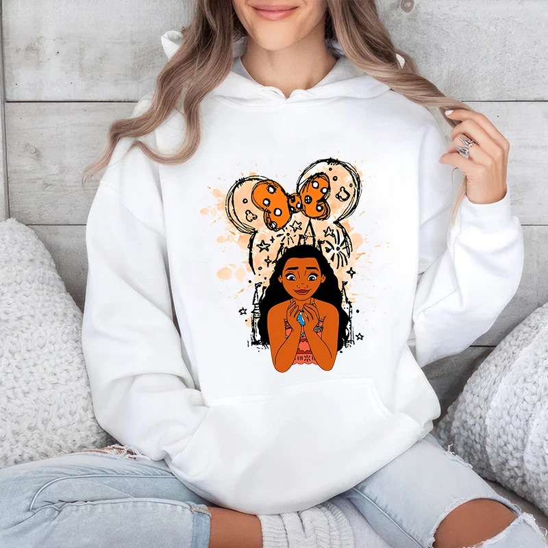 Women’s Moana Graphic Hoodie – Classic Fit | Stylish Winter Wear