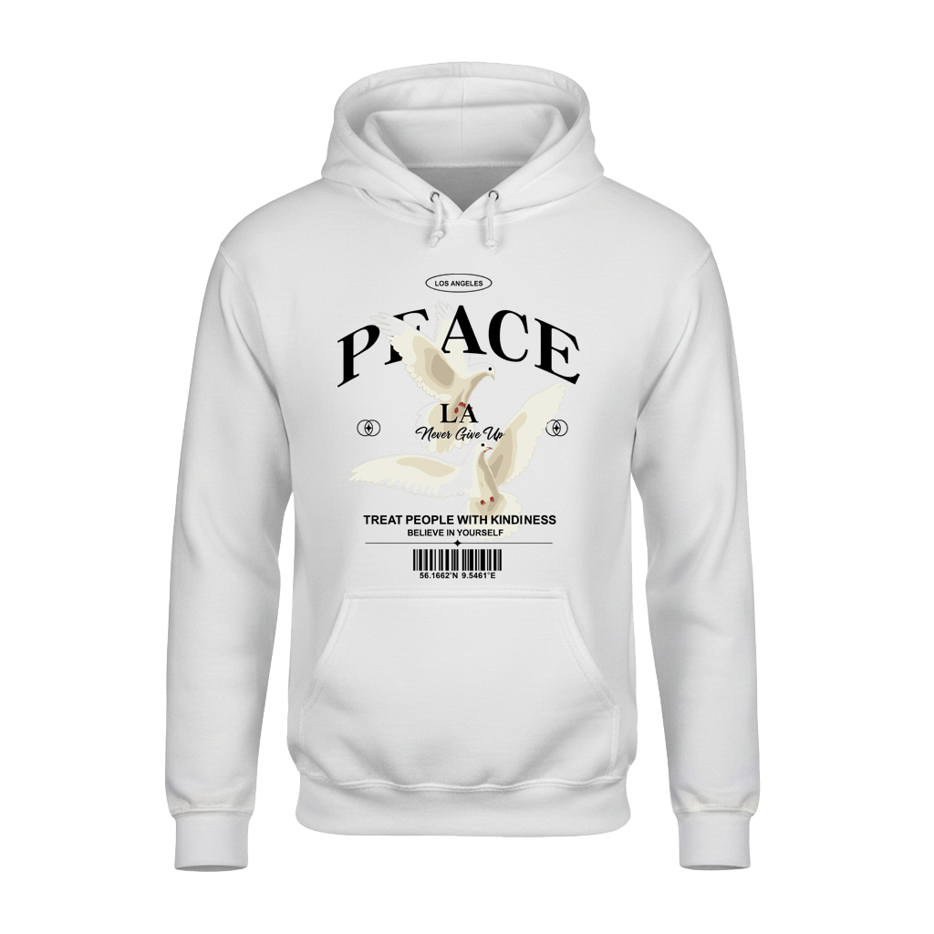Peace Dove Unisex Hoodie – Soft, Stylish & Cozy for Winter