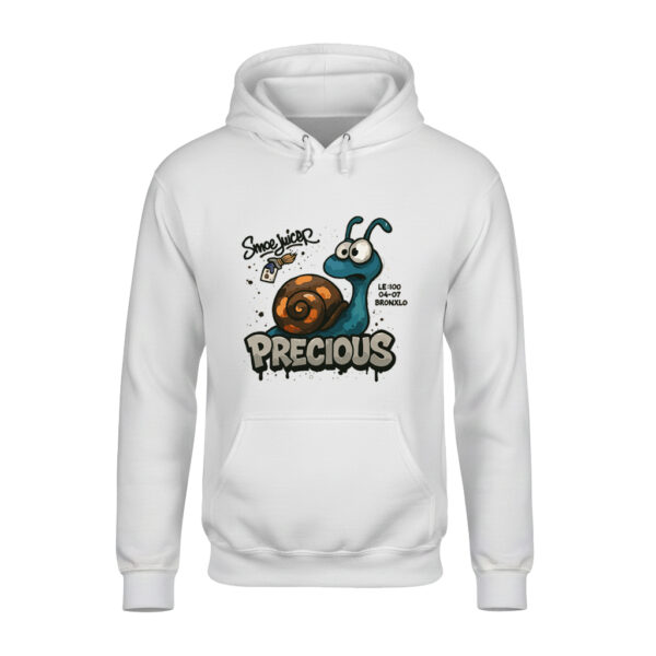 Precious Blue Snail Unisex Hoodie – Soft, Stylish & Cozy for Winter