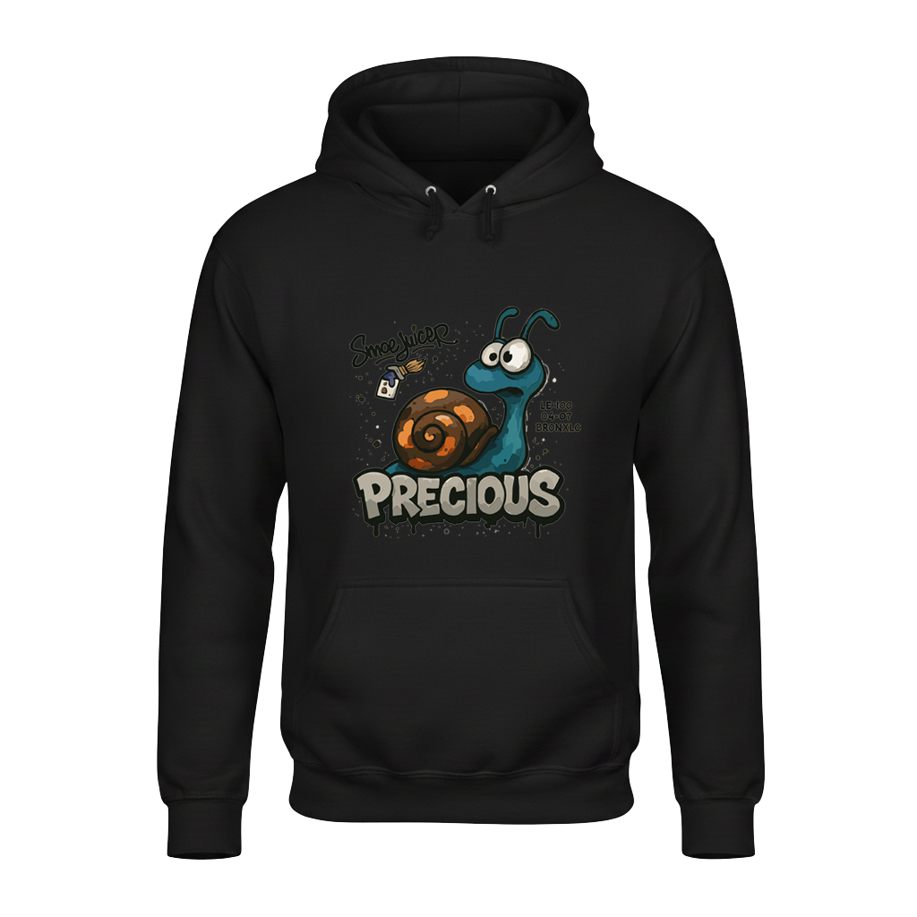 Precious Blue Snail Unisex Hoodie – Soft, Stylish & Cozy for Winter